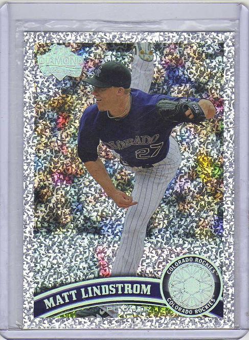 2011 Topps Update Diamond Anniversary Matt Lindstrom  Card #US171 - Colorado Rockies